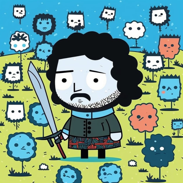 jon-snow-art-style-of-jon-burgerman