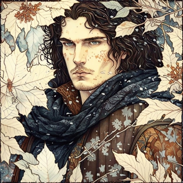 jon-snow-art-style-of-rebecca-guay