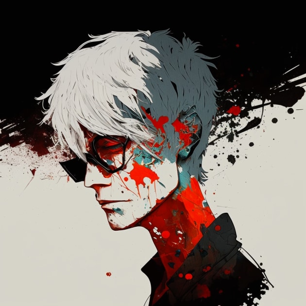 ken-kaneki-art-style-of-conrad-roset