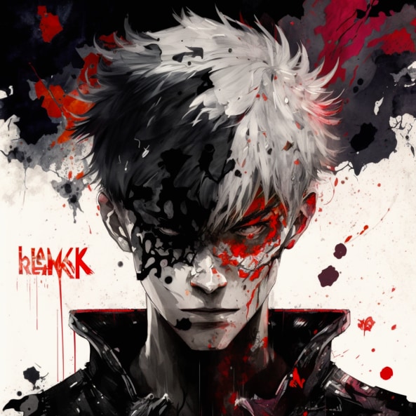 ken-kaneki-art-style-of-david-mack