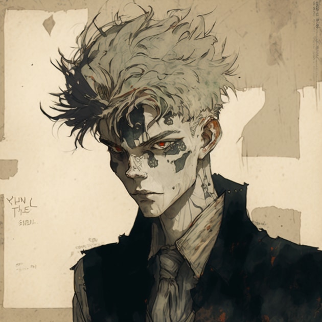 ken-kaneki-art-style-of-egon-schiele