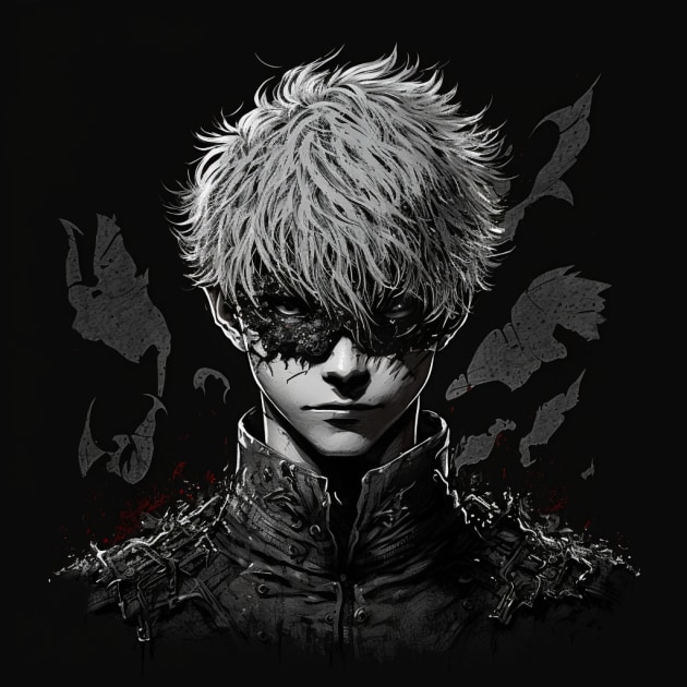 ken-kaneki-art-style-of-gustave-dore