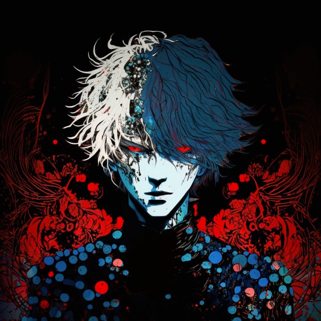 ken-kaneki-art-style-of-harry-clarke