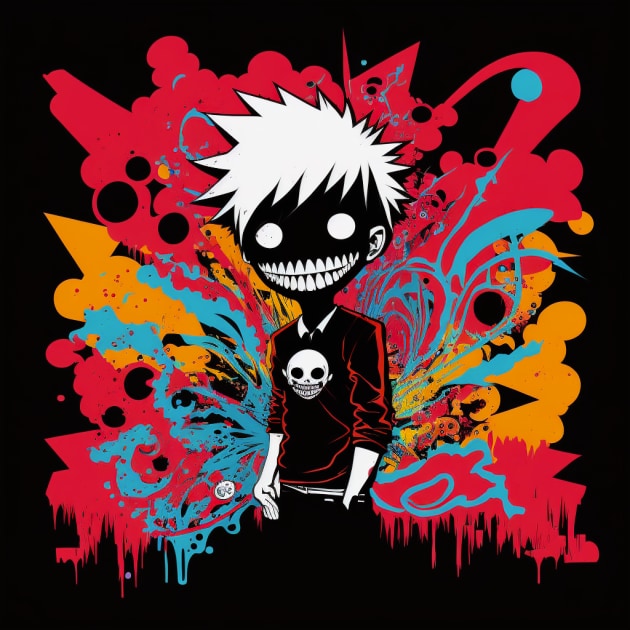 ken-kaneki-art-style-of-jon-burgerman