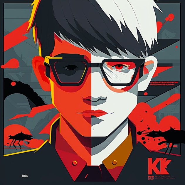 ken-kaneki-art-style-of-josh-agle