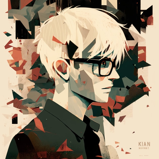 ken-kaneki-art-style-of-keith-negley