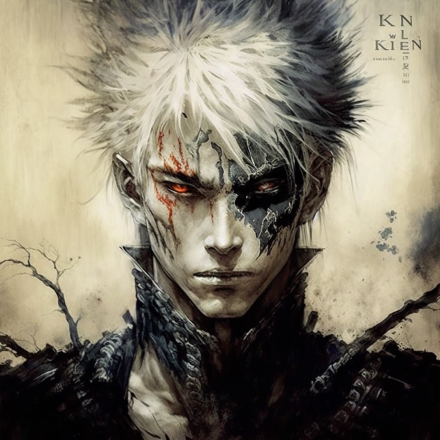 ken-kaneki-art-style-of-luis-royo