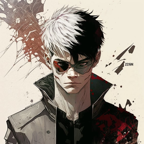 ken-kaneki-art-style-of-steve-dillon