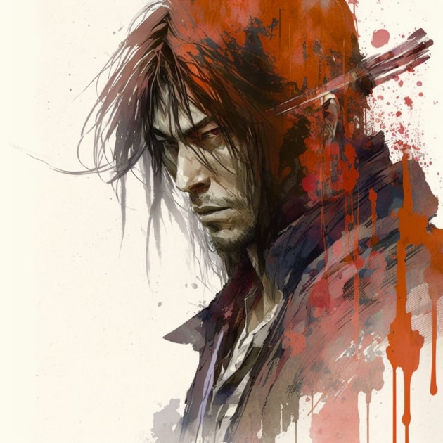 kenshin-himura-art-style-of-alex-maleev