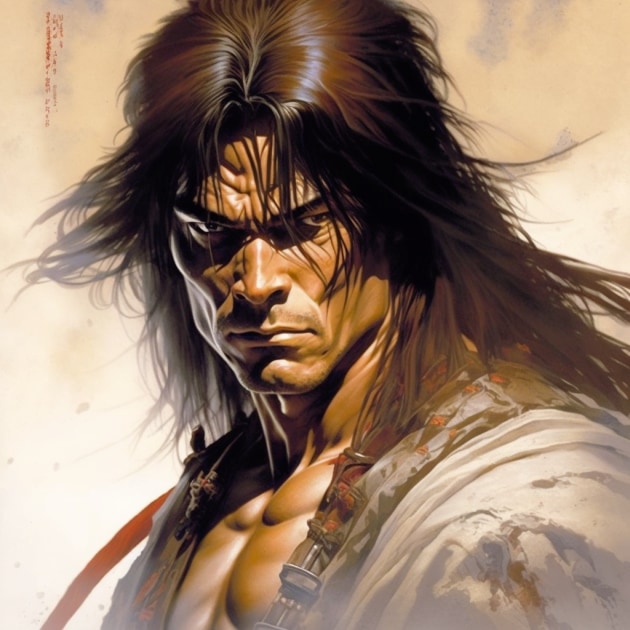 kenshin-himura-art-style-of-boris-vallejo