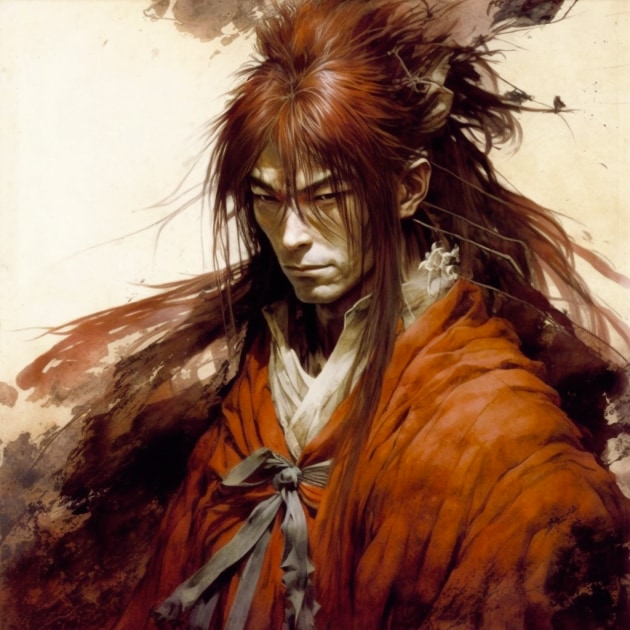 kenshin-himura-art-style-of-brian-froud