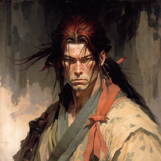 kenshin-himura-art-style-of-gerald-brom