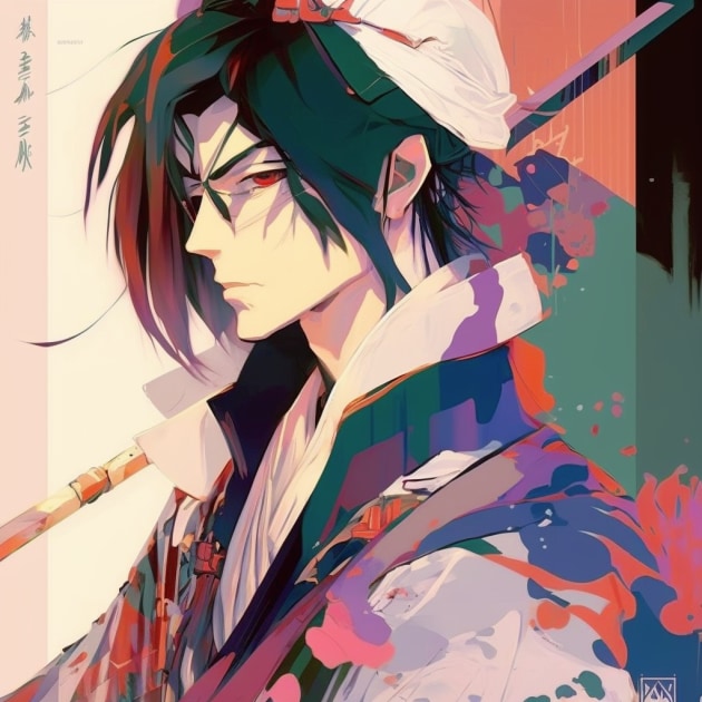 kenshin-himura-art-style-of-isaac-maimon