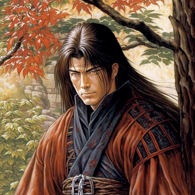 kenshin-himura-art-style-of-larry-elmore