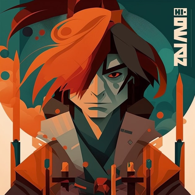 kenshin-himura-art-style-of-tom-whalen