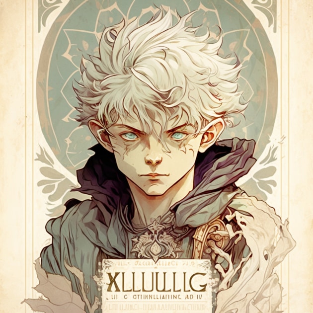 killua-zoldyck-art-style-of-alphonse-mucha