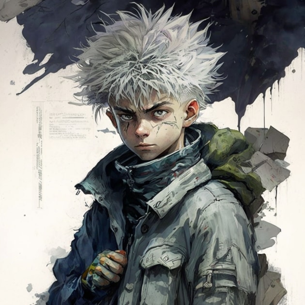 killua-zoldyck-art-style-of-enki-bilal