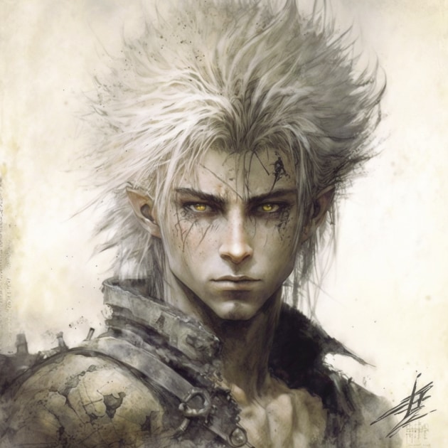 killua-zoldyck-art-style-of-luis-royo