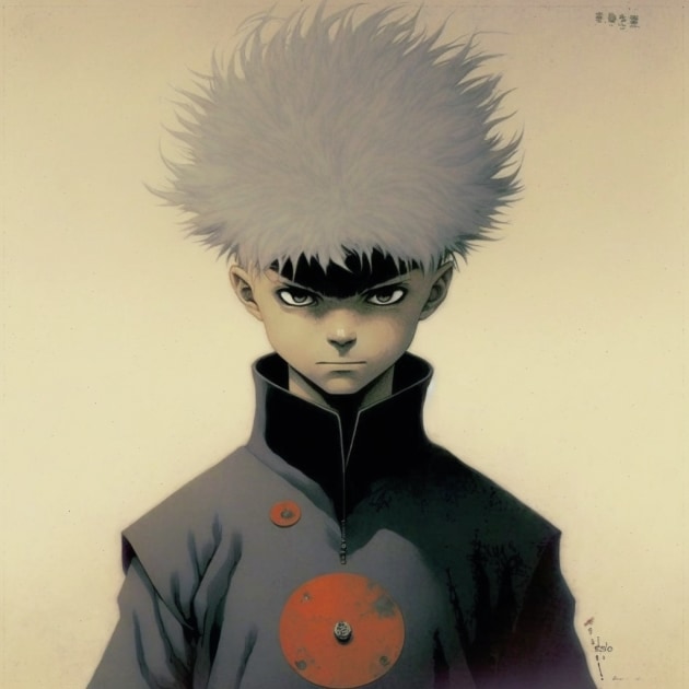 killua-zoldyck-art-style-of-ohara-koson