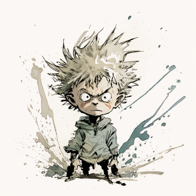 killua-zoldyck-art-style-of-quentin-blake