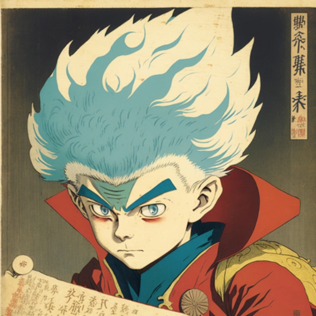 killua-zoldyck-art-style-of-utagawa-kuniyoshi