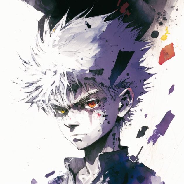 killua-zoldyck-art-style-of-yoshitaka-amano