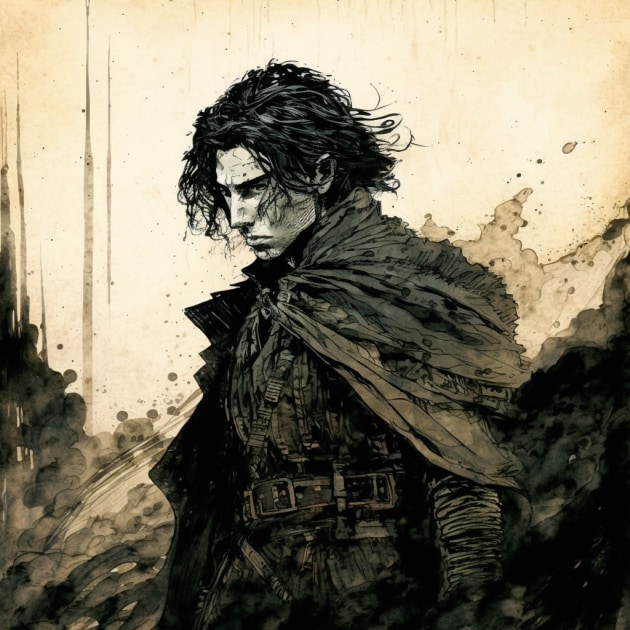 kylo-ren-art-style-of-arthur-rackham