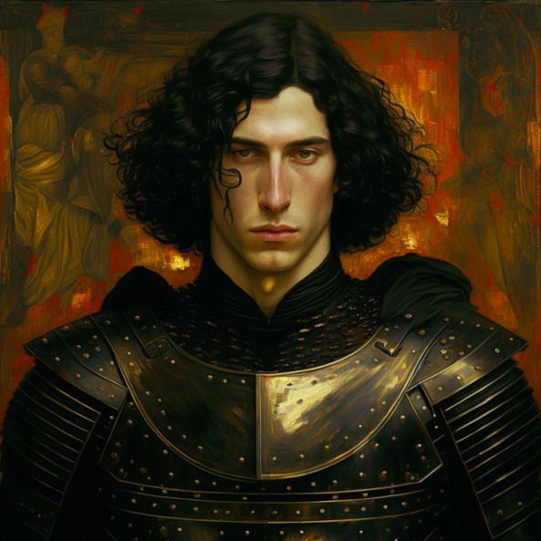 kylo-ren-art-style-of-gustav-klimt