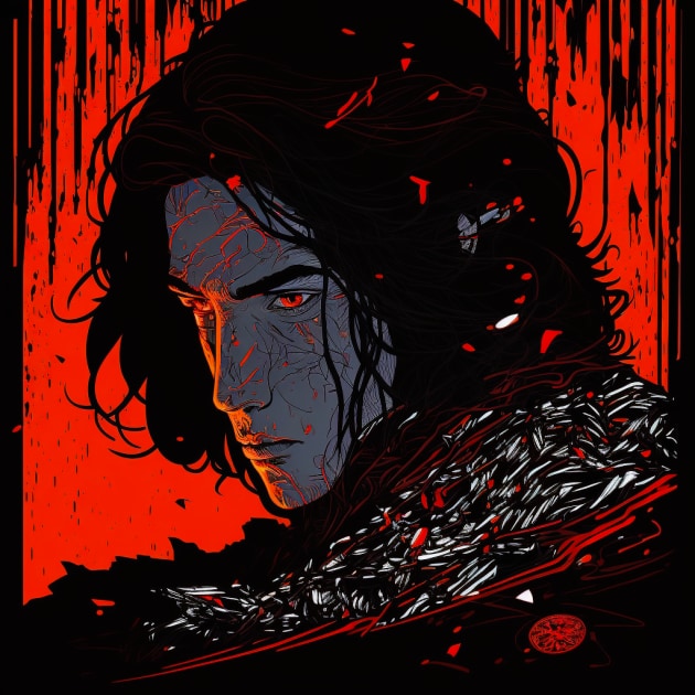 kylo-ren-art-style-of-harry-clarke