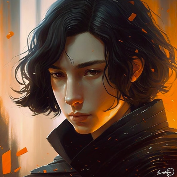 kylo-ren-art-style-of-ilya-kuvshinov