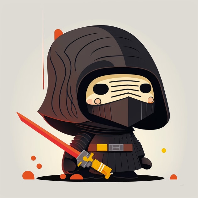 kylo-ren-art-style-of-jon-burgerman