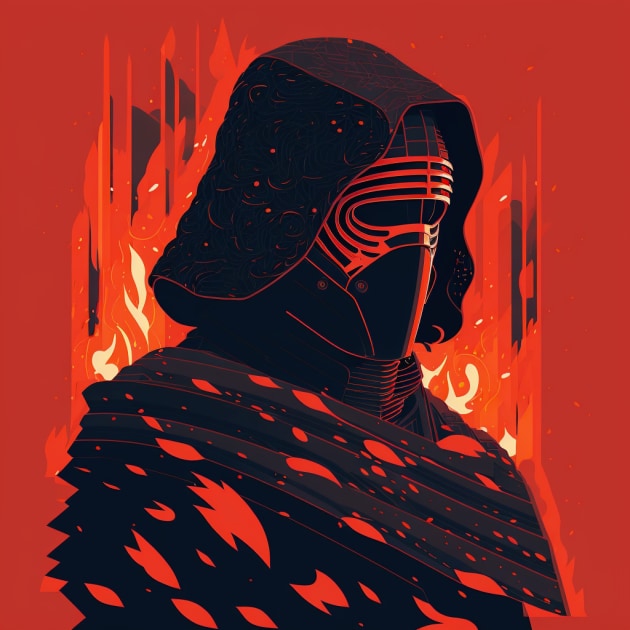 kylo-ren-art-style-of-josh-agle