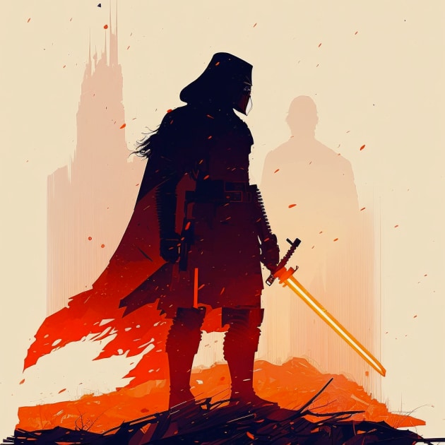 kylo-ren-art-style-of-pascal-campion