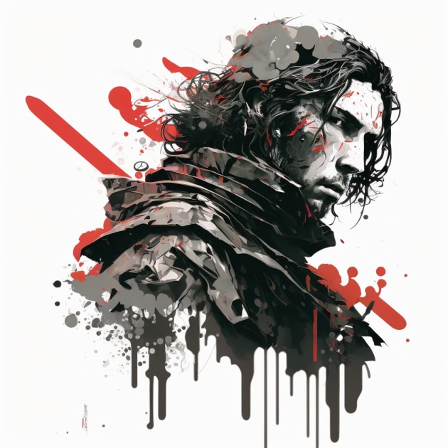 kylo-ren-art-style-of-yoji-shinkawa