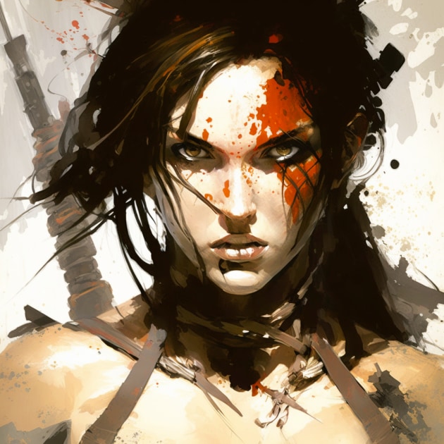 lara-croft-art-style-of-jeffrey-catherine-jones