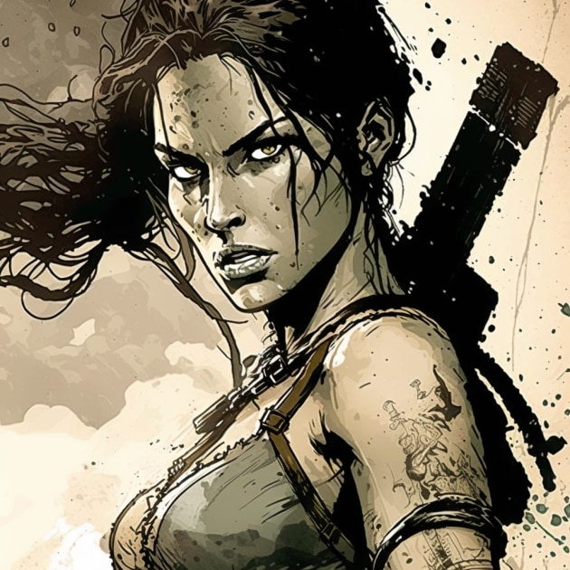 lara-croft-art-style-of-jim-lee