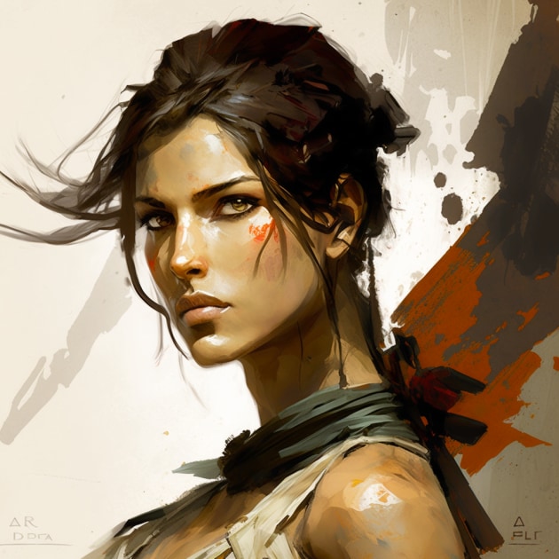 lara-croft-art-style-of-leon-bakst