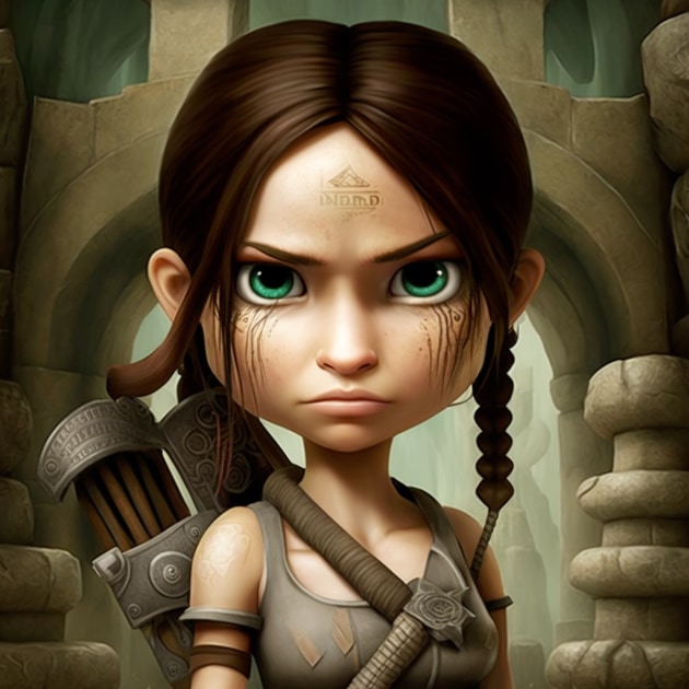 lara-croft-art-style-of-mark-ryden