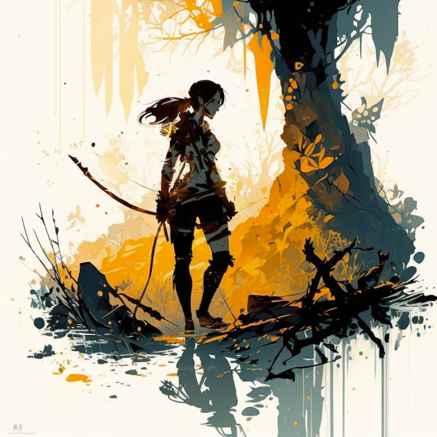 lara-croft-art-style-of-pascal-campion