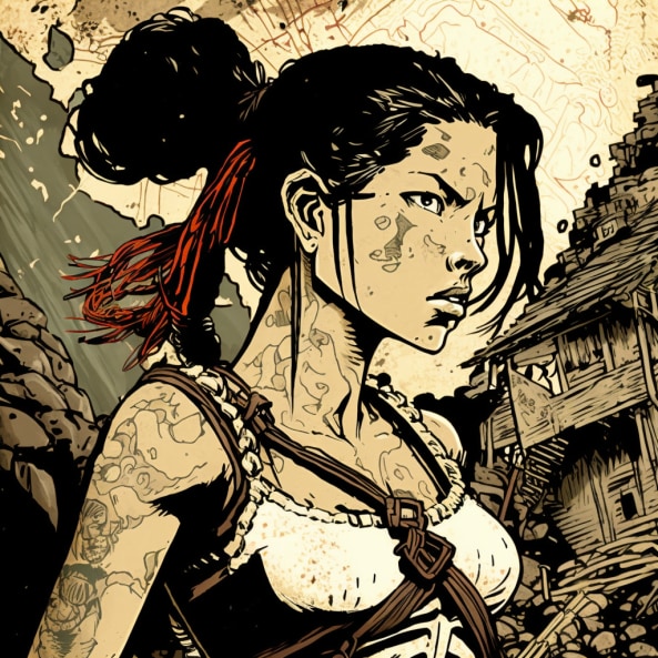 lara-croft-art-style-of-yuko-shimizu