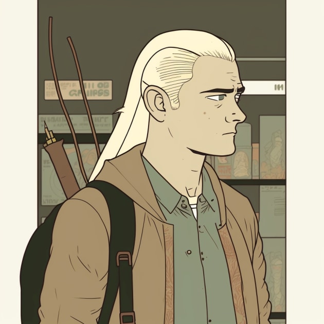 legolas-art-style-of-adrian-tomine