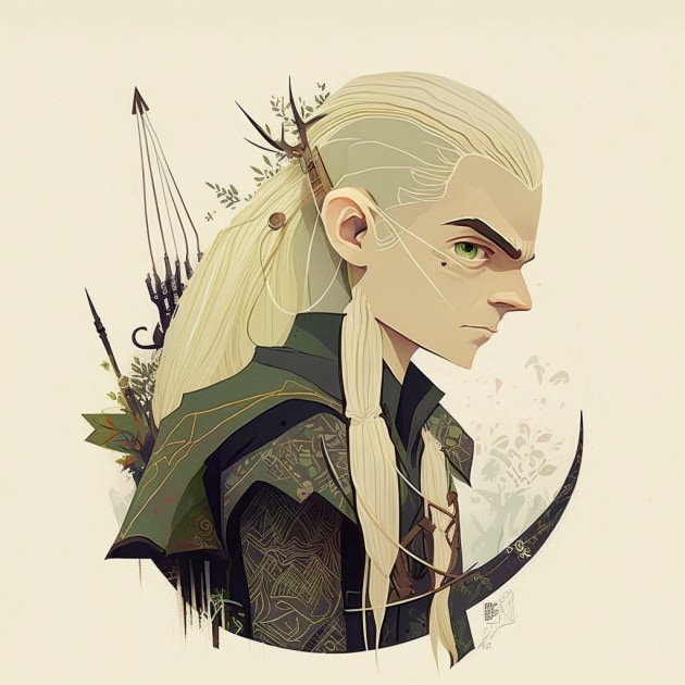 legolas-art-style-of-amy-earles