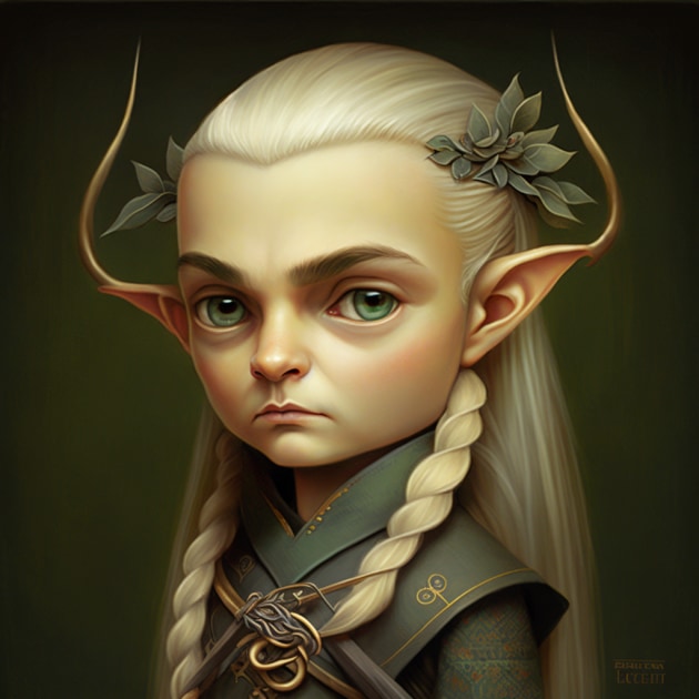 legolas-art-style-of-benjamin-lacombe