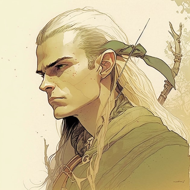 legolas-art-style-of-frank-quitely