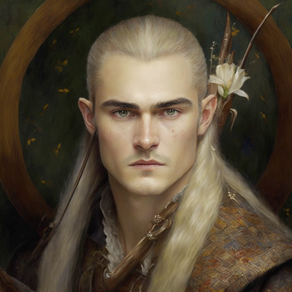 legolas-art-style-of-gustav-klimt