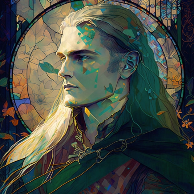 legolas-art-style-of-harry-clarke