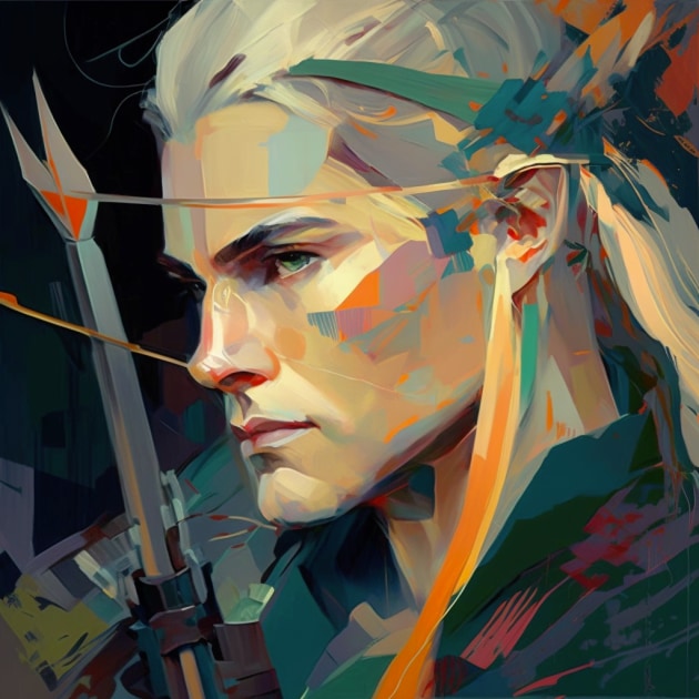 legolas-art-style-of-isaac-maimon