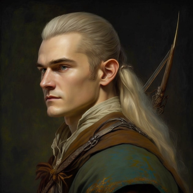 legolas-art-style-of-jacques-louis-david