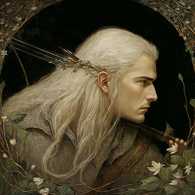 legolas-art-style-of-john-bauer