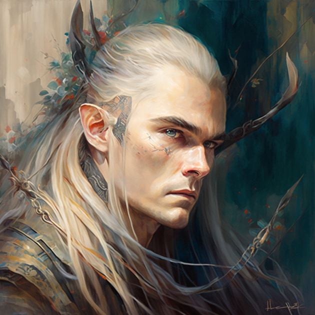 legolas-art-style-of-karol-bak